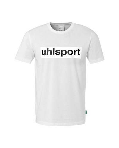 Heren Voetbal T-shirt met Korte Mouwen Uhlsport Essential Promo Wit