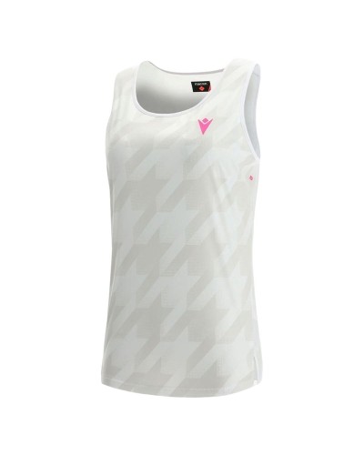 Maglia Smanicata da Donna Macron  Start Cb Bianco Padel