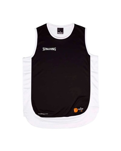 Basketbal T-shirt Spalding Hustle Tank Wit Zwart