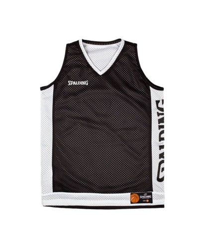 Basketball-T-Shirt Spalding Spalding Reversible Tank Weiß Schwarz