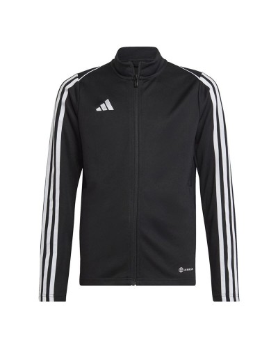 Sportjacke für Kinder Adidas Tiro 23 League Schwarz Fussball