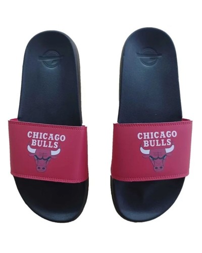 Heren Slippers Islide Chicago Bulls Rood