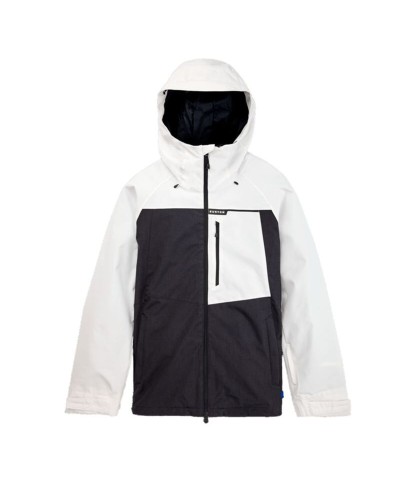 Ski Jacket Burton Logepole Stowht White Men