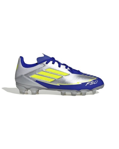 Botas de Fútbol para Niños Adidas F50 League Mg Messi Plateado