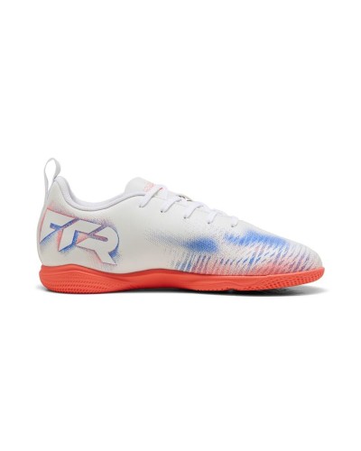 Chaussures de Futsal pour Enfants Puma Future 8 Play It Blanc