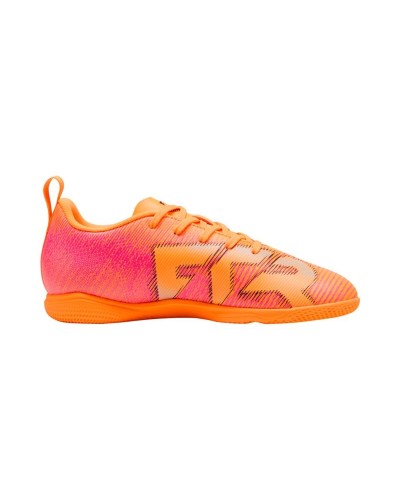 Adult's Indoor Football Shoes Puma Future 8 Play It Heat Orange