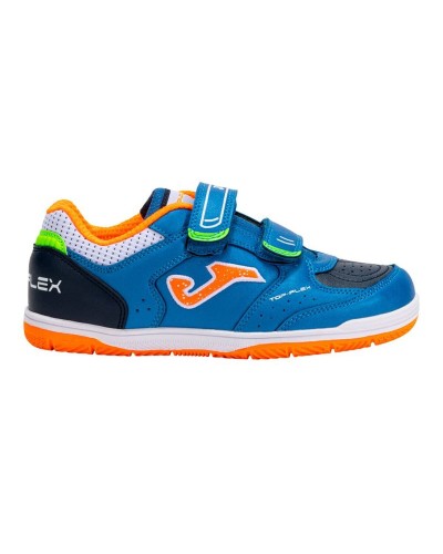Zapatillas de Fútbol Sala para Niños Joma Sport Top Flex 2504 Azul