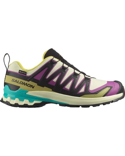 Heren trail hardloopschoenen (berglopen) Salomon Xa Pro 3D V9 Gtx Lichtbruin