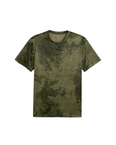 Maillot de Corps de Sport à Manches Coupe Puma Essentialsentials Aop Vert