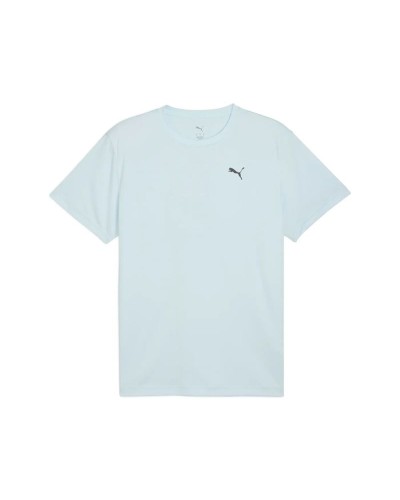 Camiseta de Manga Corta Hombre Puma Graphics Running Fas Azul claro