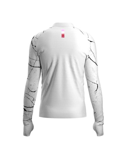 Camiseta de Manga Larga Hombre Joma Sport Deva R-Night Blanco Negro