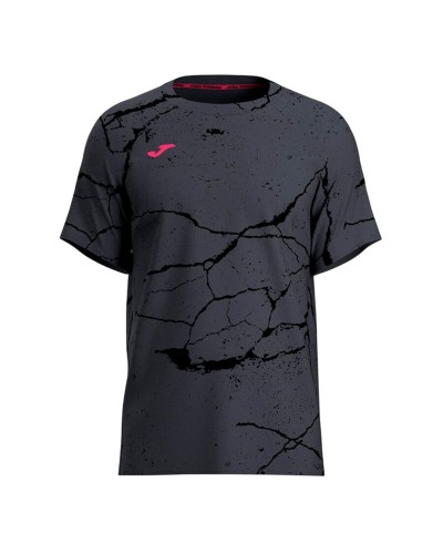 Herren Kurzarm-T-Shirt Joma Sport R-Night Pro Schwarz