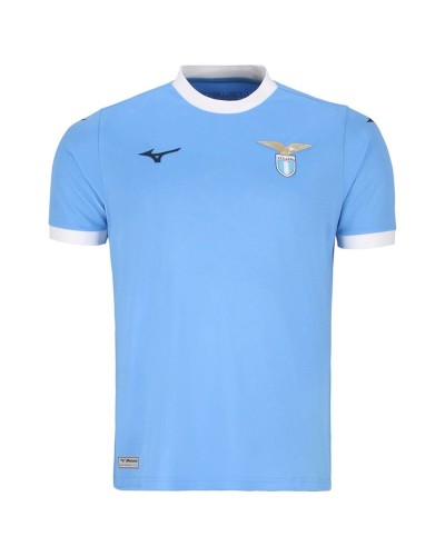 Men's Short-sleeved Football Shirt Mizuno Lazio Home