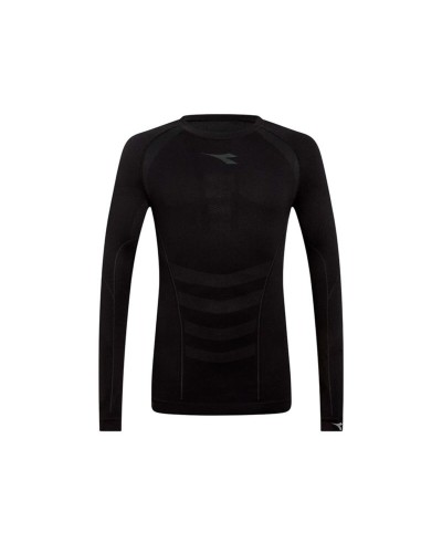 T-shirt med lång ärm Herr Diadora Stratozero Svart