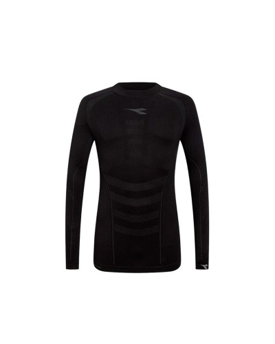 Men’s Long Sleeve T-Shirt Diadora Stratozero Black