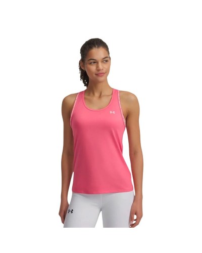 Maglia Smanicata da Donna Under Armour Rosa Fitness