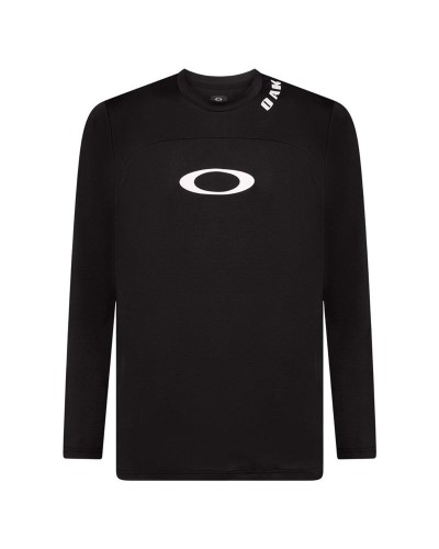 maillot de cyclisme Oakley Free Ride Rc Ls Noir