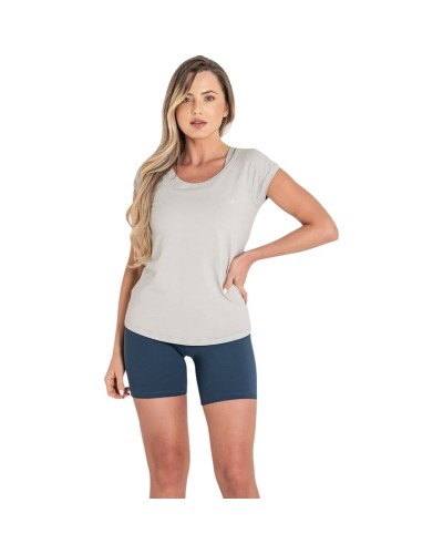T-shirt à manches courtes femme Ditchil Gris clair Fitness