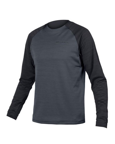 Cykeltröja Endura Singletrack Fleece Svart