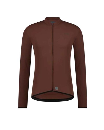 Cycling jersey Shimano Apice Thermal L.s Jersey Brown