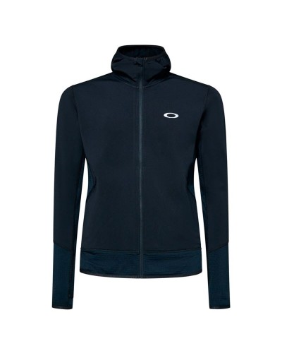 Sportjacke Oakley Canopy Full Zip Schwarz Radfahren