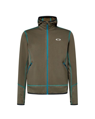Giacca Sportiva Oakley Canopy Full Zip Oliva Ciclismo