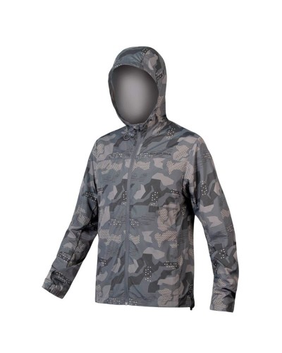 Chaqueta Deportiva para Hombre Endura Hummvee Windshell Gris oscuro Ciclismo
