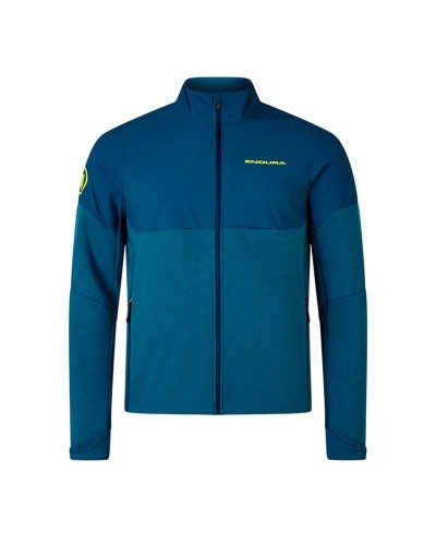 Giacca Sportiva da Uomo Endura Singletrack Fz Thermal Azzurro Ciclismo