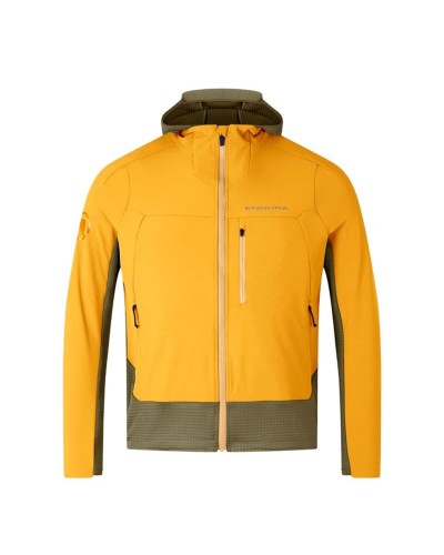 Träningsjacka Herr Endura Mt500 Polartec Mörk Orange Cykling