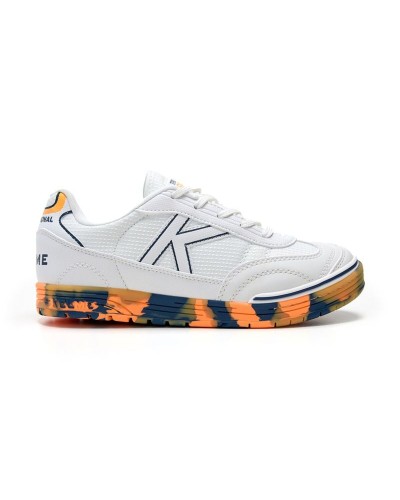 Scarpe da Calcio a 5 per Bambini Kelme Trueno Lace Bianco