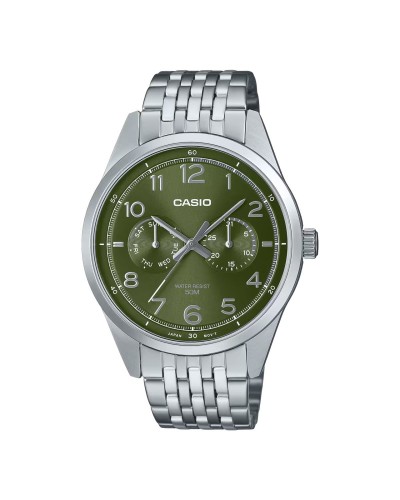 Herrenuhr Casio MTP-E340D-3AVDF Silberfarben (Ø 42 mm)
