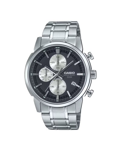 Horloge Heren Casio MTP-E510D-1A2VDF Zilverkleurig (Ø 42 mm)