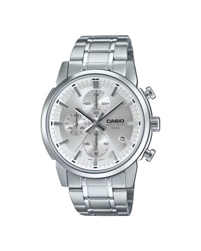 Horloge Heren Casio MTP-E510D-7AVDF Zilverkleurig (Ø 42 mm)
