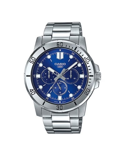 Horloge Heren Casio MTP-VD300D-2EUDF Zilverkleurig (Ø 45 mm)