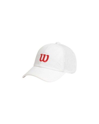 Sports Cap Wilson  Active Perforated White Tennis