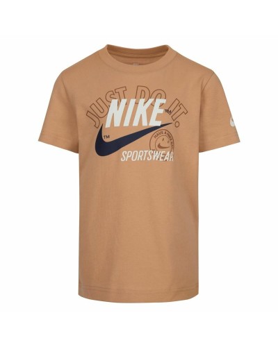 Jungen Kurzarm-T-Shirt Nike Retro Ss Beige