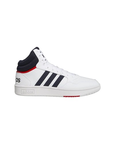 Zapatillas Deportivas Hombre Adidas Hoops 3.0 Mid Classic Blanco