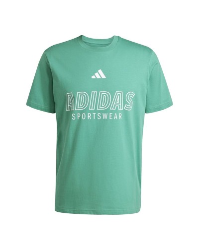 Men’s Short Sleeve T-Shirt Adidas Hot Spw Green