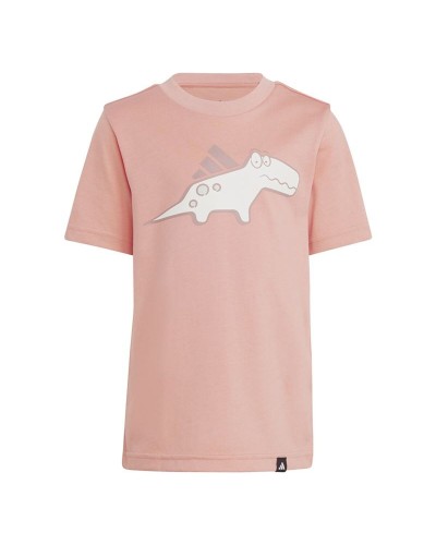 Camiseta de Manga Corta Infantil Adidas Lk Adrpt Marrón