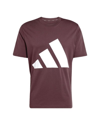 Heren-T-Shirt met Korte Mouwen Adidas Big Logo Sj Kastanjebruin