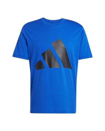 Camiseta de Manga Corta Hombre Adidas Bl Sj Azul Negro