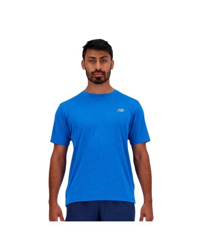 Men’s Short Sleeve T-Shirt New Balance Athletics Blue