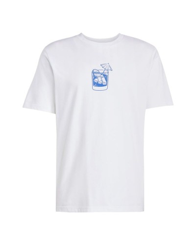T-shirt à manches courtes homme Adidas Drink Blanc