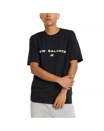 Heren-T-Shirt met Korte Mouwen New Balance Reimagined Graphic 1 Zwart