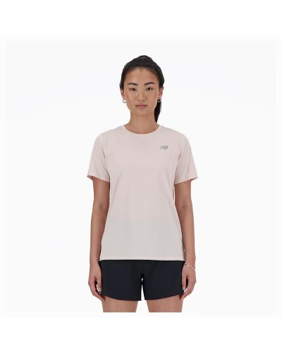 Dames-T-Shirt met Korte Mouwen New Balance