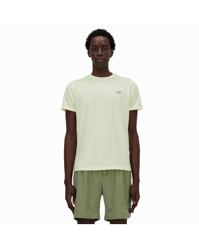 Miesten T-paita New Balance Sport Essentials Sitruuna