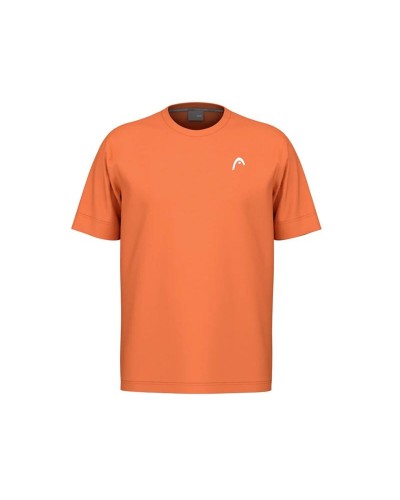 Maglia a Maniche Corte Uomo Head Slice II Arancio Padel