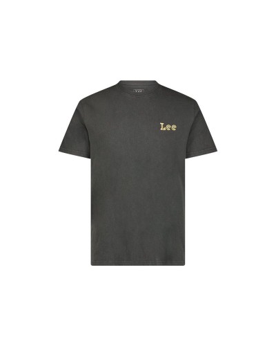 Men’s Short Sleeve T-Shirt Lee Working West Washed Black