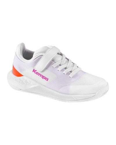 Scarpe Sportive per Bambini Kempa Kourtfly Bianco Per bambini Unisex Pallamano