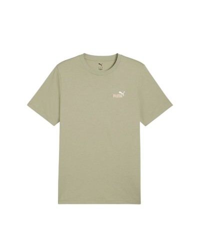 Heren-T-Shirt met Korte Mouwen Puma Essentials 2 Groen